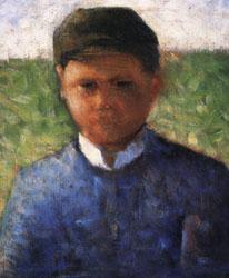 Georges Seurat The Little Peasant in Blue France oil painting art